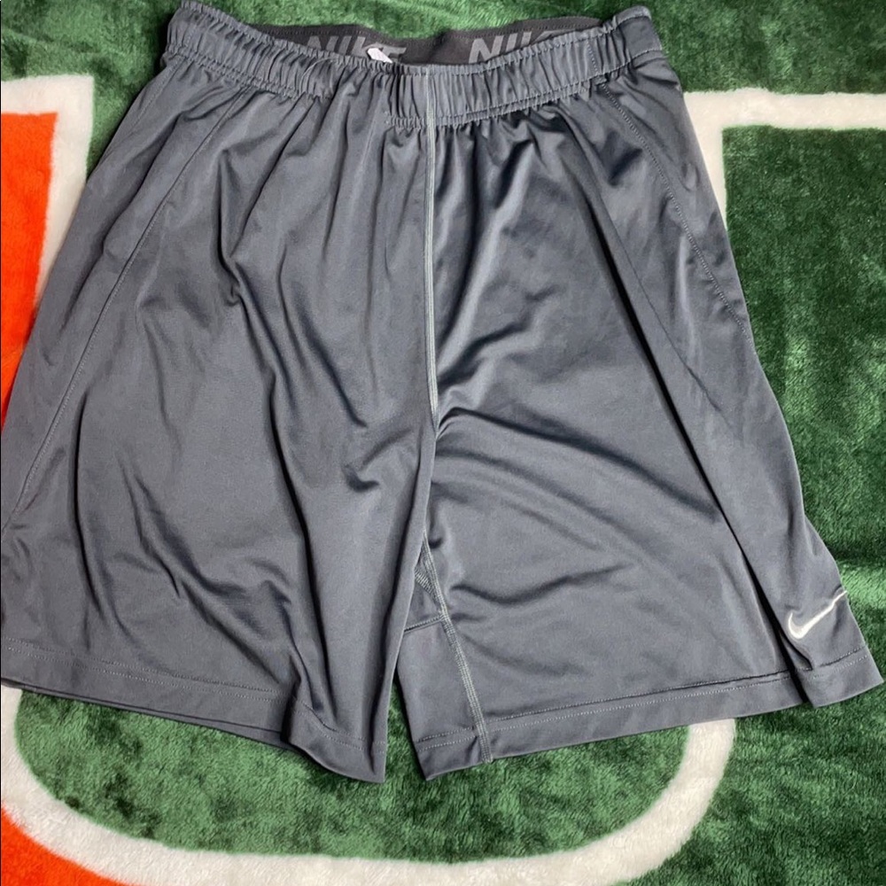 Grey nike gym shorts